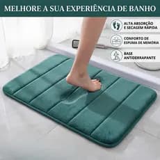 1 ou 2 PeçasTapete De Banheiro Soft Antiderrapante Macio Secagem Rápida 40x60 AFL