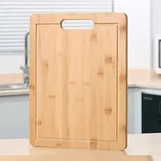 Tábua De 100% bambu Grande para Carne Legumes fruta Ecológico Bambu Com Alça