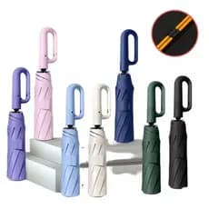 Guarda Chuva Automático Alta Resistência a Chuvas e Vento Forte Com Proteção UV