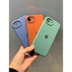 Case Capa Silicone Veludo Proteção Na Camera Em Alto Relevo Câmera Fechada para iPhone 16E