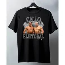 Camiseta Unissex Meme Academia Engraçada – Ciclo Eleitoral Bolsonaro e Lula – Presente Maromba