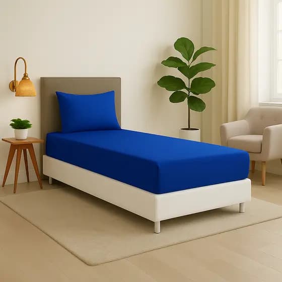 Kit Lençol Solteiro 2 Peças (Lençol + Fronha) com Elástico Conforto Garantido Pronta Entrega