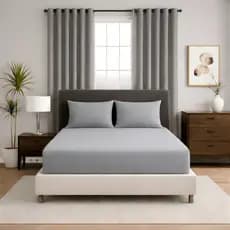 Kit Quarto Exclusivo 4 Peças com Jogo de Cama e Cortina Grande Roma ATACADO A Pronta Entrega