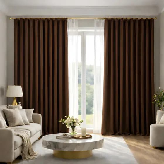 Cortina Para Sala ou Quarto Roma Grande Linda e Elegante Para Casa Nova A Pronta Entrega