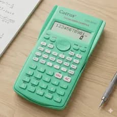 Calculadora Científica Verde 10 Dígito 240 Funções Logaritmo