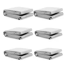 Kit Cobertor  Alumínio  Térmico Camping Manta Termica Acampamento Montanha  Aluminizado Acampar