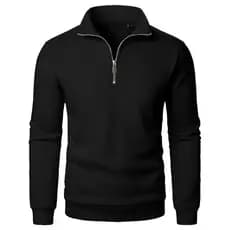 Novos homens gola alta Casual moletom masculino cor sólida moda pulôver masculino Sw