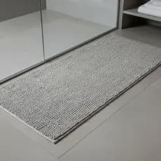 Tapete de Banheiro 40x110 OU  38x58 Antiderrapante Microfibra Bolinha Macarrão Passadeira