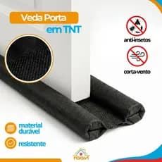 Veda Porta em TNT 80cm 90cm 100cm Protetor Anti Insetos e Sujeira Premium
