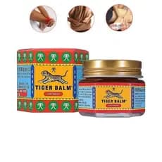 Pomada Red Tiger Balm , Essencial Para Alívio Da Dor Muscular , Dores De Cabeça 19g