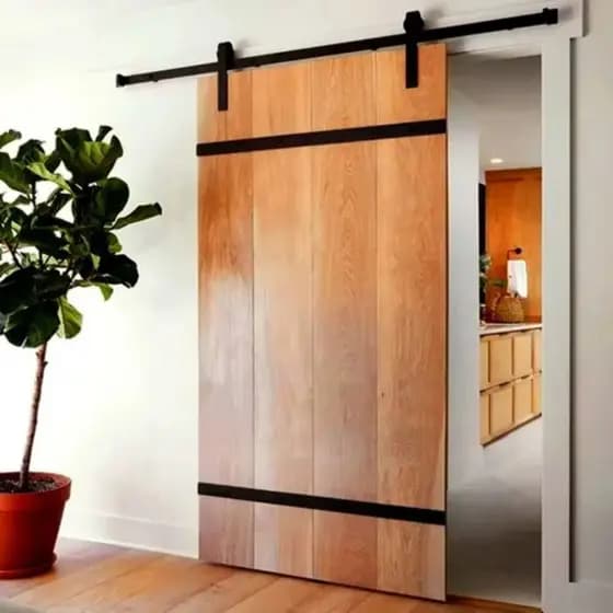 KIT 2,50 METROS PARA PORTA DE CORRER EM ALUMINIO PORTAS ATE 100KG