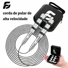 Corda de Pular Ajustável  Corda Pular Profissional Speed Rope Crossfit  Rolamento FuturoFit