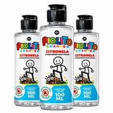 Shampoo Piolito 03 Unidades Mata Piolho e Lêndia