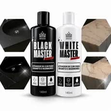 Intensificador Cor Mármore Granito Ativador Revitalizador Master Black To Black White140mL