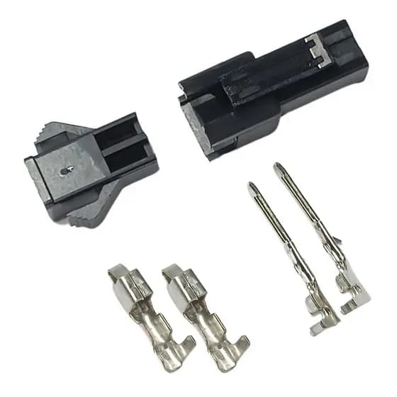 Conector Jst Sm 02 Vias (MACHO E FÊMEA) Com Terminal Metálico