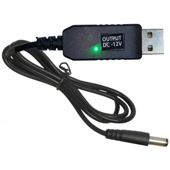 Cabo Conversor 1 2 3 5 step up boost converter Conversor De Tensão 5v Dc (usb) P/ 12v Dc (p4)
