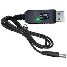Cabo Conversor 1 2 3 5 step up boost converter Conversor De Tensão 5v Dc (usb) P/ 12v Dc (p4)