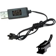Carregador de Drone carrinho arminha 3,7v até 7.4 - 2p 3p 4p Sm Jst Xh Ph2.0 e 1.25mm