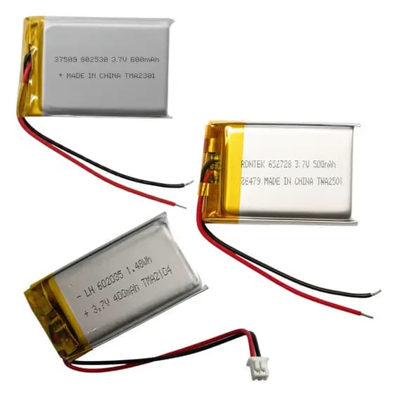 Peça de reposição Li-Po 3.7V de Alta Performance - 400mAh, 500mAh, 600mAh - Escolha a Sua