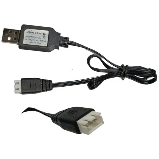Carregador Bateria Drone 7.4v 800ma P/ Brinquedos rc 1s 2s 3s Plug 3 Pinos /019