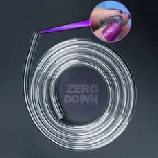 Mangueira para water cooler PVC siliconado 3/8 ultra transparente ZERO DOWN de 1 a 5 metros