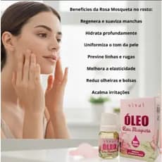 Óleo De Rosa Mosqueta 100% Puro Regenerador Vivai 10ml