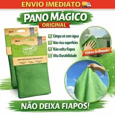 Pano de Limpeza Pano Mágico Ákora Poliéster e Poliamida Microfibra Limpa Vidros e Blindex 1 a 3 unidades
