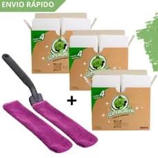 kit Limpa Vão Limpa Vidros Limpa Box e Blindex Ákora 1 uni + Esponja Magica Limpeza Ákora Supergreen 1 a 3 un