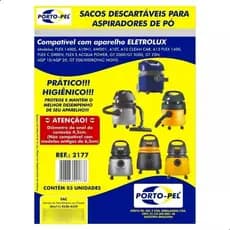 Sacos Para Aspirador De Pó Electrolux Flex 1400 AQP10 AQP20 A10N1 HIDROLUX AWD01 FLEX S  Descartável