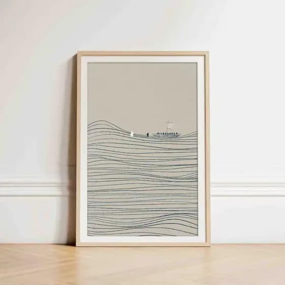 Quadro Decorativo Moderno Minimalista Cristao Para Sala, Escritorio e Quarto - Fe Em Cristo No1