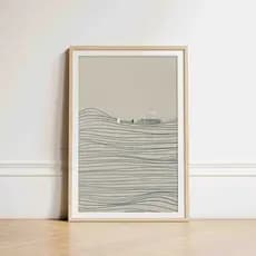 Quadro Decorativo Moderno Minimalista Cristao Para Sala, Escritorio e Quarto - Fe Em Cristo No1