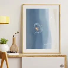 Quadro Decorativo Cristão Moderno Religioso Para Sala, Escritório e Quarto - Captura Milagrosa