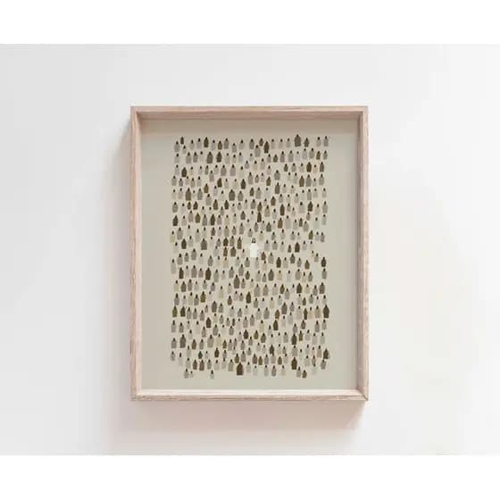 Quadro Decorativo Cristão Moderno Religioso Para Sala, Escritório e Quarto - Jesus Alimenta 5000