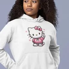 moletom capuz moletom hello kitty moletom feminino