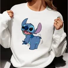 Moletom Careca Moletom Feminino Blusa Moletom Stitch Blusa Stitch