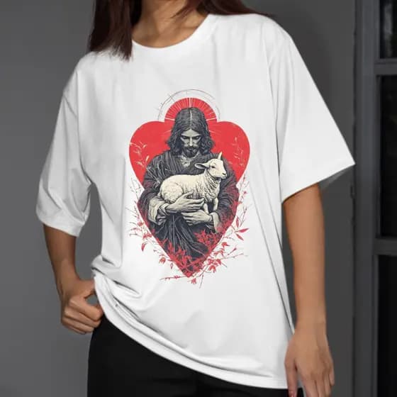camiseta feminina camiseta unissex CAMISETA RELIGIOSA JESUS camiseta oversized blusa feminina