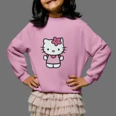 moletom careca hello kitty infantil