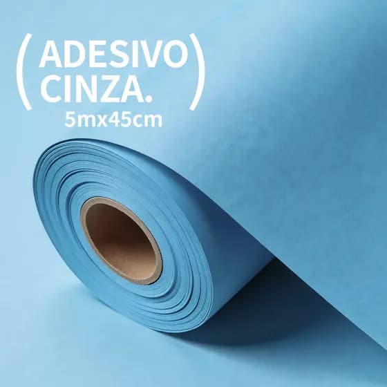 Azul Claro Papel Adesivo Para Decoração 5 Metros Ideal para Quarto Infantil, Quarto de bebe