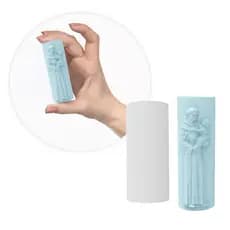 Molde de Silicone Mini Vela de Sete Dias Santo Antônio de Lisboa