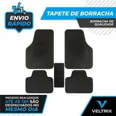 Jogo Tapete para Carro Personalizado Automotivo Borracha Fiat Ford Volkswagen Renault