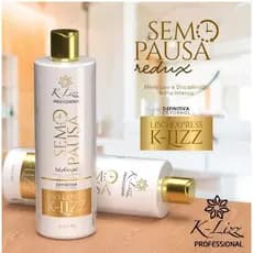 Definitiva Sem Pausa K-Lizz 1L | Alisamento Profissional Sem Formol | Redução de Volume e Brilho Intenso