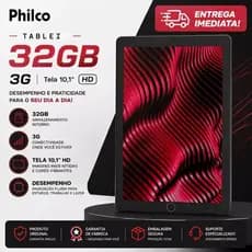 Tablet PTB10RSG 32GB 2GB RAM Quad-Core Tela 10” 3G Cinza