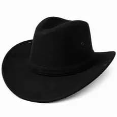 Chapéu Country Cowboy Camurça Premium Unissex Rosa Vermelho Preto Marrom Festa Rodeio Fashion Varias Cores