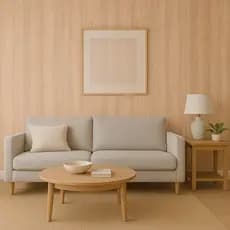Papel de Parede Amadeirado Natural Claro 3m x 50cm Adesivo Autocolante Premium 094