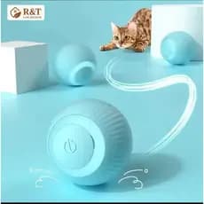 PET Bola Brinquedo Elétrico Automático Rotação USB Recarga Interativos Interessante Acessórios