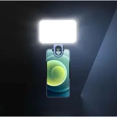 Mini Led 3 Modos De Luz LED Selfie Clip Live Stream Video Clip-on Portátil Maquiagem Recarregavel