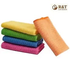 Kit 20/15/10/05 Panos Microfibra Limpeza 30x30cm Super Absorvente Multiuso