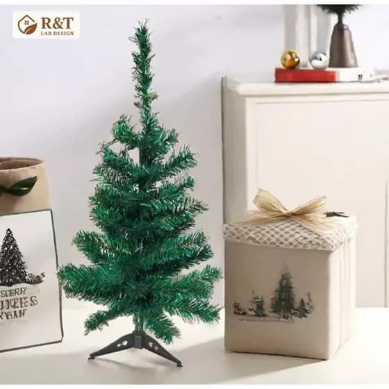 Árvore Natal Verde 120cm 110 Galhos Pinheirinho Premium + pisca pisca 10M 100 Leds