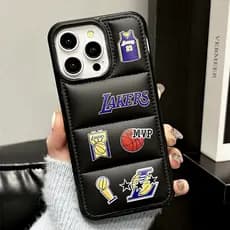Casaco couro 3D luxo forma anti-impacto celular capô Para iPhone 17 16 15 14 13 12 11 Pro Max XR