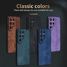 Capa De Couro Em Relevo 3D Para Samsung Galaxy S26 S22 S23 S24 S25 Ultra FE Telefone À Prova Choque